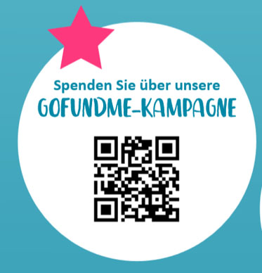 QR-Code zur GoFundMe-Seite - Eberswalder Weihnachtsglück - #die1893 sammelt wieder für Eberswalder Kinder